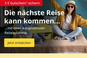 5 € Rabatt für deine Reiseapotheke 🌍