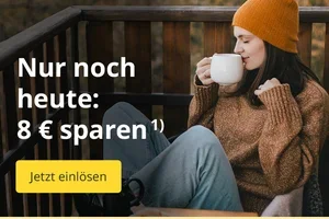 Erkältungssaison? Jetzt vorsorgen und 8 € sparen
