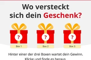 Nur noch heute: Wähle deine Geschenkbox aus 🎁