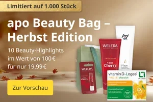 Große Nachfrage, neue Edition: Die apo Beauty Bag Herbst-Edition