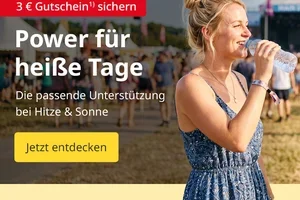 Bleib auch bei über 30 °C in Balance
