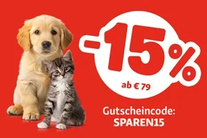 -15 % auf ALLES! Sparen zum Schulstart ✏️🐾