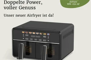 Doppelt praktisch: Der neue Wartmann Airfryer ist da