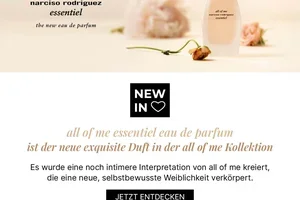 Neu bei Narciso Rodriguez: All of Me Essentielle 🌸