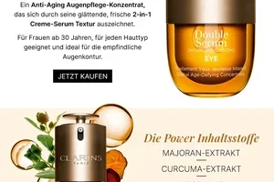 ✨ Neu: Clarins Double Serum Eye – doppelte Pflege, doppelte Power