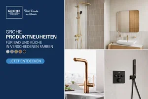 Neu bei GROHE: Farbe, Design und mehr Komfort