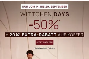 Herbst WITTCHEN Days: ausgewählte Modelle im Sonderangebo