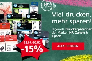 🖨️ Jetzt 15 % auf Druckerpatronen sichern!