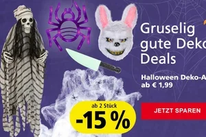 Schaurig sparen: –15 % ab 2 Stück auf Halloween-Deko! 👻