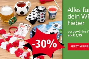 Zum WM-Start: –30 % auf ausgewählte Fußballartikel ⚽