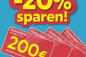 Fast vorbei: bis -20% Gutscheine!