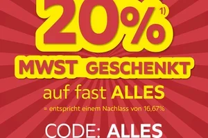 MWST-Gutschein sichern!
