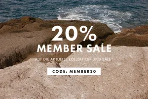 Nur noch wenige Stunden: 20% Member Sale