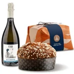 Fiasconaro Chocolate Panettone & Gabe Prosecco Blu Anatra Brut - Christmas Gift