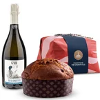 Fiasconaro Traditional Panettone & Gabe Prosecco Blu Anatra Brut Christmas Gift