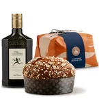 Fiasconaro Chocolate Panettone &  Frescobaldi Laudemio Olio Extra Vergine d'Oliva 0.5L - Christmas Gift