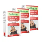 Heilusan Calcium 600 + Vitamin D3 3-Monatspackung (3x48 Tabletten)