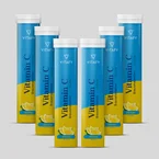 Vitamin C - Zitrone (20 Brausetabletten) - 6er Pack
