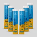 Vitamin B Komplex - Orange (20 Brausetabletten) - 6er Pack