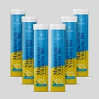 Magnesium + Vitamin B6 - Zitrone (20 Brausetabletten) - 6er Pack