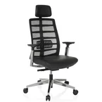 SPINIO ELITE L | Leder/Netz - High End Bürostuhl