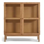 Havana Vitrine aus Eiche mit 2 Türen – 110 x 40 x 100 cm