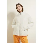 Blouson aus hochwertiger, synthetischer Füllfaser in ecru