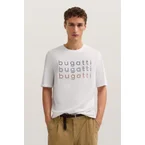 Klassisches T-Shirt aus hochwertiger Baumwolle mit Rundhalsausschnitt in weiß