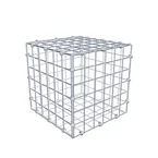 Gabione 30 cm x 30 cm x 30 cm (L x H x T), Maschenweite 5 x 5 cm, Spiralring