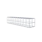 Gabione 100 cm x 20 cm x 20 cm (L x H x T), Maschenweite 10 x 10 cm, Spiralring