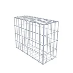 Gabione 50 cm x 40 cm x 20 cm (L x H x T), Maschenweite 5 x 10 cm, Spiralring