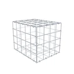 Gabione 50 cm x 40 cm x 40 cm (L x H x T), Maschenweite 10 x 10 cm, Spiralring