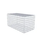 Gabione 80 cm x 40 cm x 40 cm (L x H x T), Maschenweite 5 x 5 cm, Spiralring