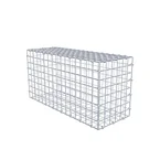 Gabione 80 cm x 40 cm x 30 cm (L x H x T), Maschenweite 5 x 5 cm, Spiralring