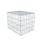 Gabione 50 cm x 40 cm x 40 cm (L x H x T), Maschenweite 5 x 10 cm, Spiralring