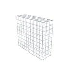 Gabione 100 cm x 90 cm x 30 cm (L x H x T), Maschenweite 10 x 10 cm, Spiralring