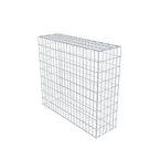 Gabione 100 cm x 90 cm x 30 cm (L x H x T), Maschenweite 5 x 10 cm, Spiralring