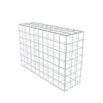 Gabione 100 cm x 70 cm x 30 cm (L x H x T), Maschenweite 10 x 10 cm, Spiralring