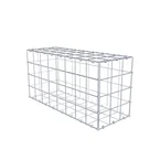 Gabione 80 cm x 40 cm x 30 cm (L x H x T), Maschenweite 10 x 10 cm, Spiralring