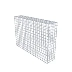 Gabione 100 cm x 70 cm x 20 cm (L x H x T), Maschenweite 5 x 5 cm, Spiralring