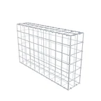 Gabione 100 cm x 60 cm x 20 cm (L x H x T), Maschenweite 10 x 10 cm, Spiralring