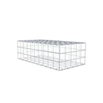 Gabione 100 cm x 30 cm x 50 cm (L x H x T), Maschenweite 10 x 10 cm, Spiralring