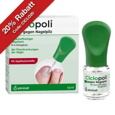 Nachweis des Gutscheins - apotheke.at - Apotheke.at Gutschein: [[20% Rabatt]] auf Ciclopoli gegen Nagelpilz
