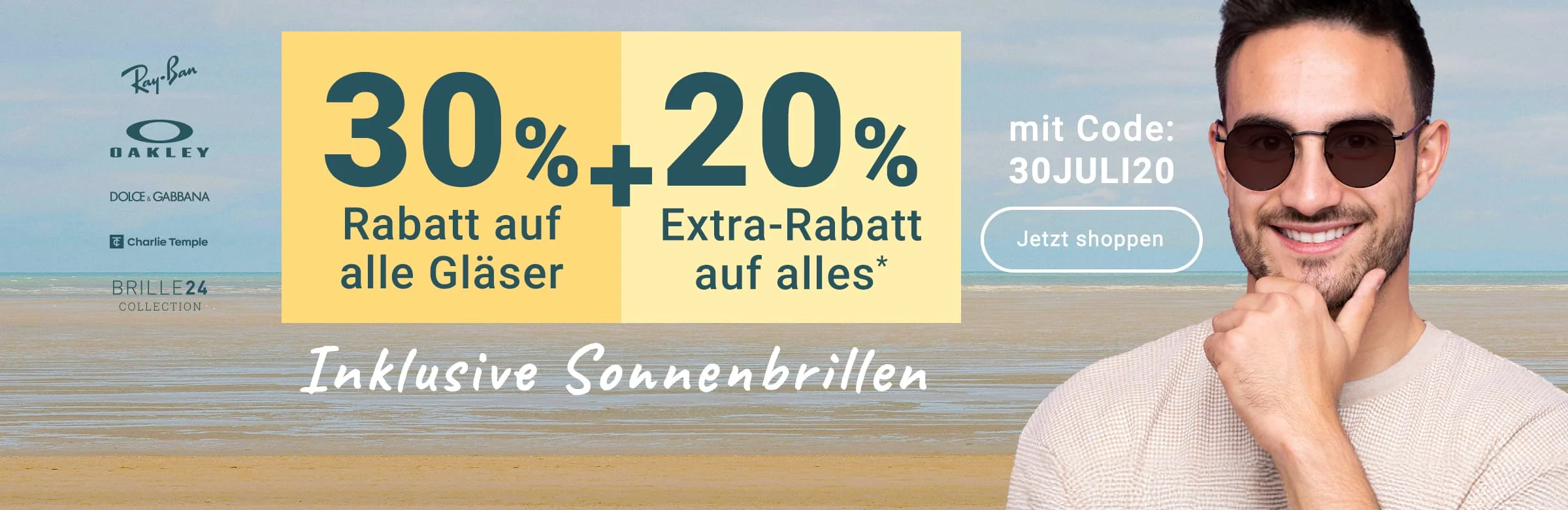 Nachweis des Gutscheins - Brille24 - Brille24 Gutschein: [[30%]] auf alles inklusive Sonnenbrillen