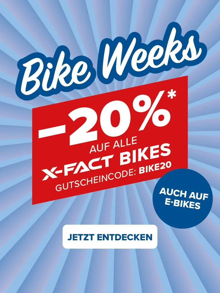 Nachweis des Gutscheins - Hervis - Hervis Gutschein: [[20% Rabatt]] auf X-Fact-Bikes, auch E-Bikes