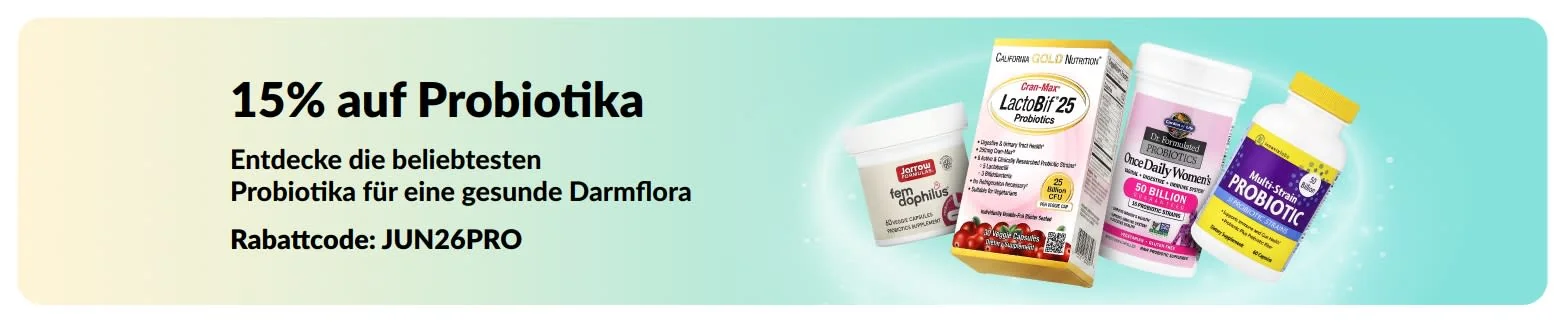 Nachweis des Gutscheins - iHerb - IHerb Gutschein: [[15 % Rabatt]] auf Probiotika