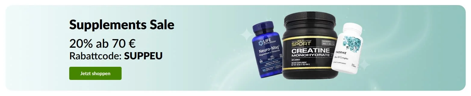 Nachweis des Gutscheins - iHerb - IHerb Gutschein: [[20% Rabatt]] ab 70€ auf Nahrungsergänzungsmittel