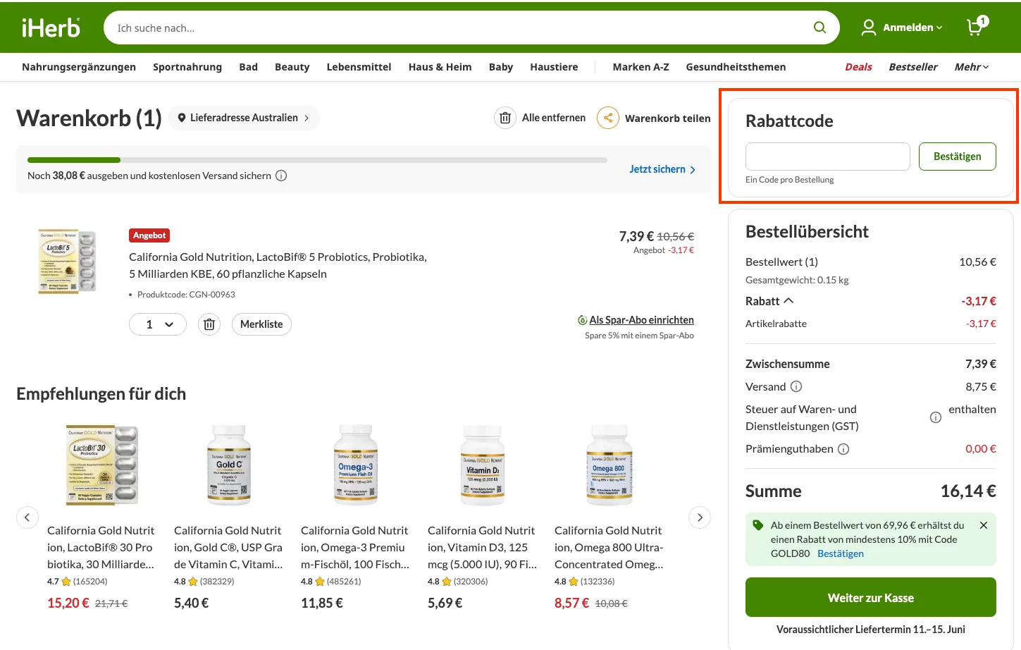 So verwendest du die Gutscheincodes - iHerb
