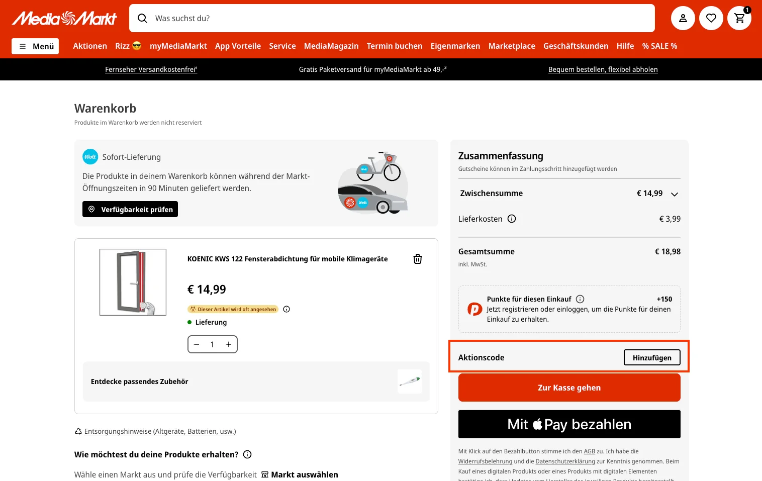 So verwendest du die Gutscheincodes - Media Markt