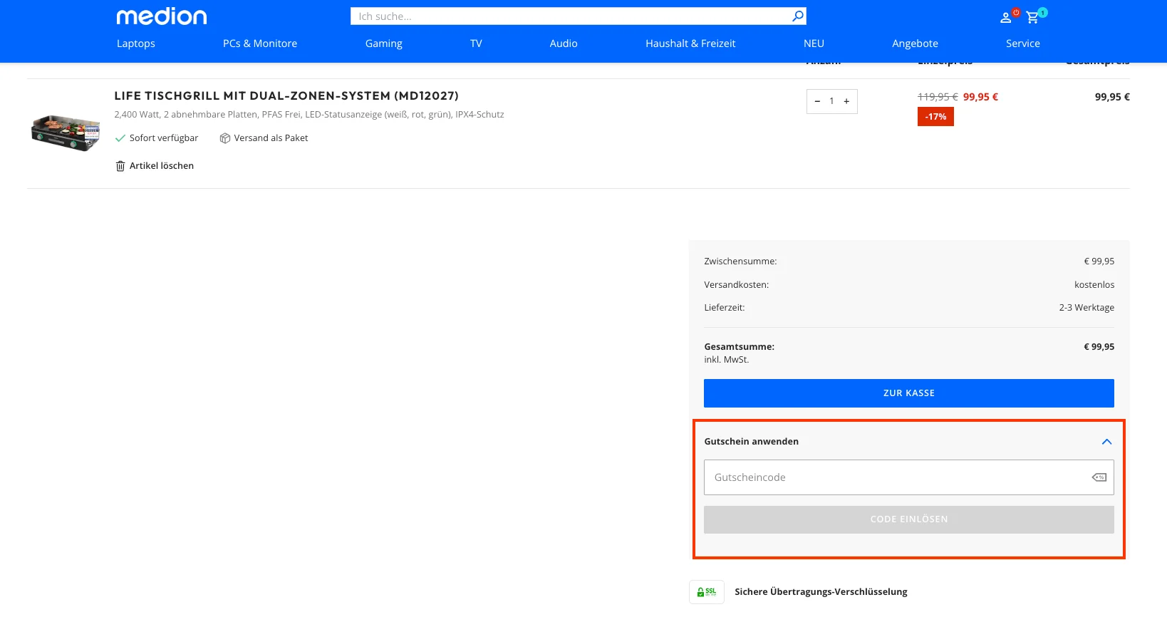 So verwendest du die Gutscheincodes - MEDION